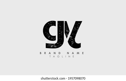 Alphabet letters Initials Monogram logo GY, YG, G and Y