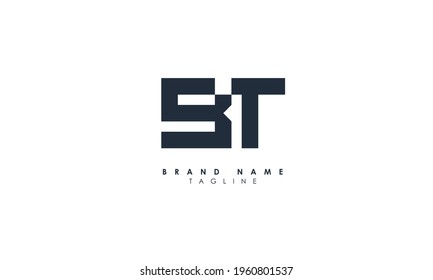 Letras alfabéticas Iniciales Monograma ST, TS, S y T