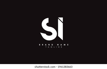 Alphabet letters Initials Monogram logo GI, IG, G and I