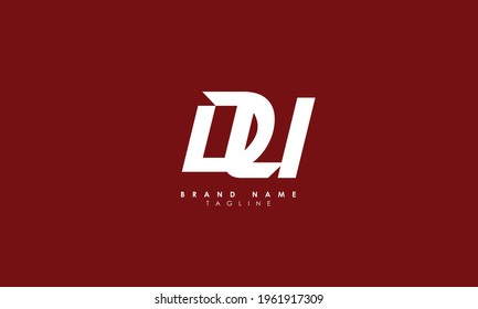 Alphabet letters Initials Monogram logo DU, UD, D and U