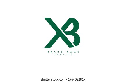 Alphabet letters Initials Monogram logo XB, BX, X and B