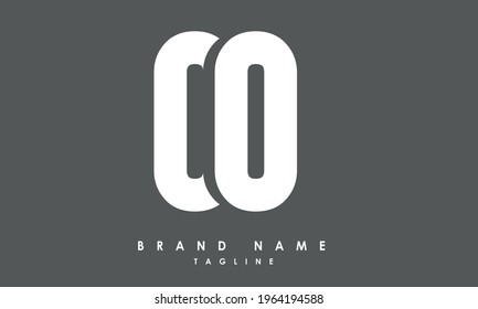 Alphabet letters Initials Monogram logo CO, OC, C and O