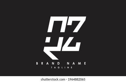 Alphabet letters Initials Monogram logo QZ, ZQ, Q and Z