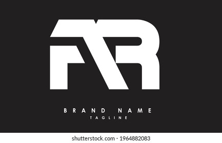 Alphabet letters Initials Monogram logo AR, RS, A and R