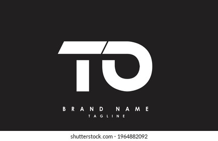 Alphabet letters Initials Monogram logo TO, OT, T and O