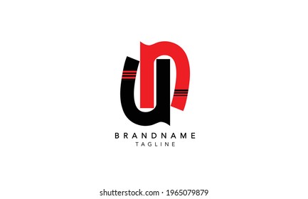 Alphabet letters Initials Monogram logo UN,UN INITIAL, UN letter , U and N