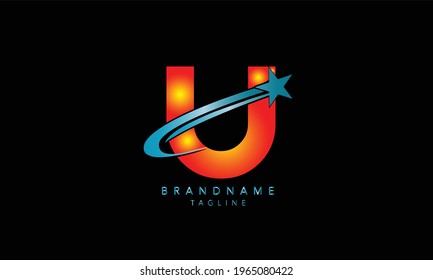 Alphabet letters Initials Monogram logo U,U INITIAL, U letter 