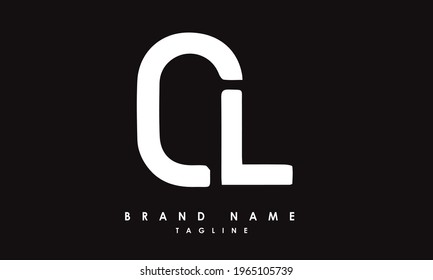 Alphabet letters Initials Monogram logo CL, LC, C and L