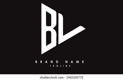 Alphabet letters Initials Monogram logo BV, VB, B and V