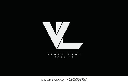 Alphabet Letters Initials Monogram Logo Vl Stock Vector (Royalty Free ...