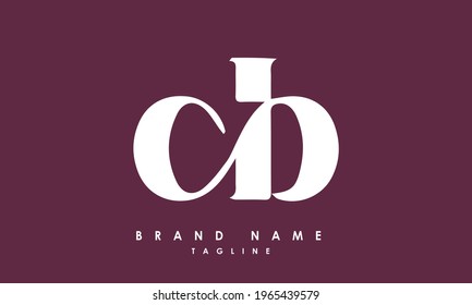 Alphabet letters Initials Monogram logo CB, BC, C and B