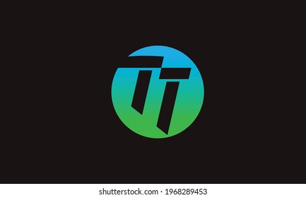 Letras alfabéticas Iniciales Monograma TT, T y T