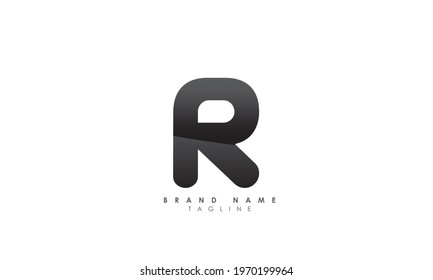 Alphabet Letters Initials Monogram Logo R, R LOGO