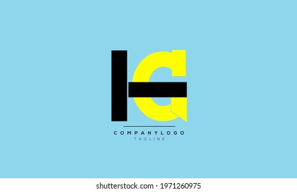 Alphabet letters Initials Monogram logo HG, HG INITIAL, HG letter