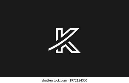 Alphabet letters Initials Monogram logo K