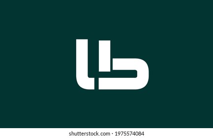 Alphabet letters Initials Monogram logo LB, BL, L and B