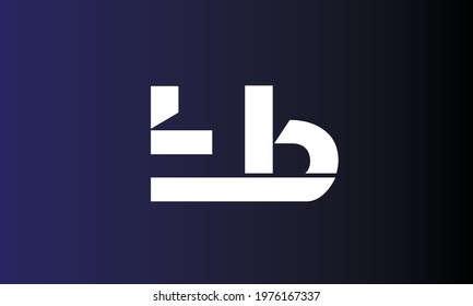 Alphabet letters Initials Monogram logo EB, BE, E and B