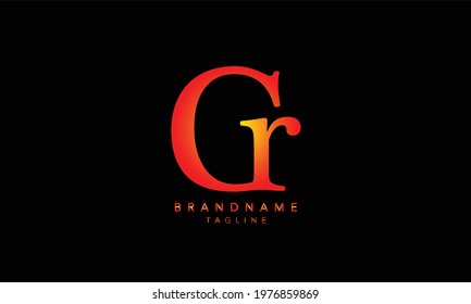 Alphabet letters Initials Monogram logo CR,CR INITIAL, CR letter , C and R