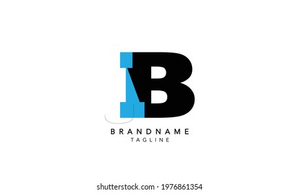 Alphabet letters Initials Monogram logo B,B INITIAL, B letter 