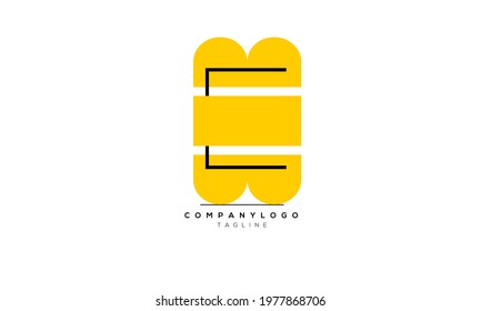 Alphabet letters Initials Monogram logo E, E INITIAL, E letter