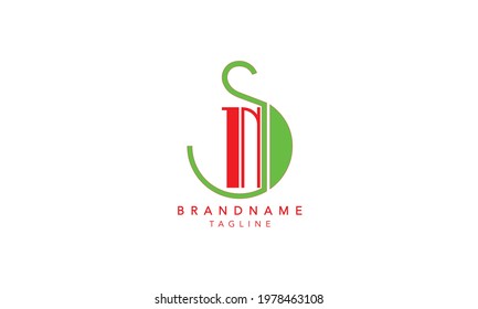 Alphabet letters Initials Monogram logo NS,NS INITIAL, NS letter , N and S