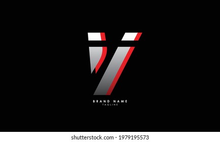Alphabet letters Initials Monogram logo VI, IV, V and I