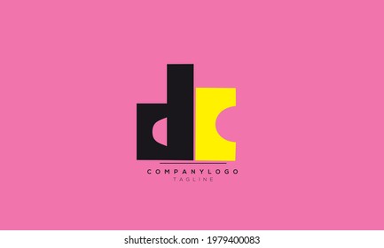 Alphabet letters Initials Monogram logo DA, DA INITIAL, DA letter