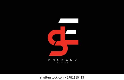 Alphabet letters Initials Monogram logo GE, EG, G and E