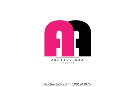 Alphabet letters Initials Monogram logo AA, AA INITIAL, AA letter
