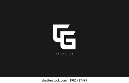 Alphabet letters Initials Monogram logo CG GC C G