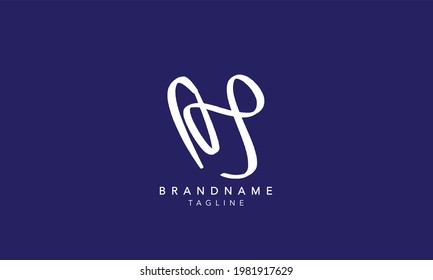 Alphabet letters Initials Monogram logo S,S INITIAL