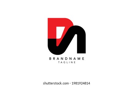 Alphabet letters Initial Monogram Logo PN, PN INITIAL