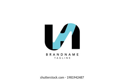 Alphabet letters Initials Monogram logo N,N INITIAL
