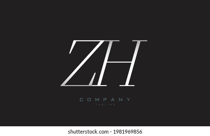 Alphabet Letters Initials Monogram Logo Zh Stock Vector (Royalty Free ...