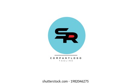 Alphabet letters Initials Monogram Logo SR, SR INITIAL, SR-Brief