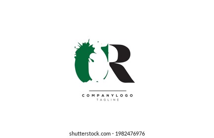Alphabet letters Initials Monogram logo CR, CR INITIAL, CR letter