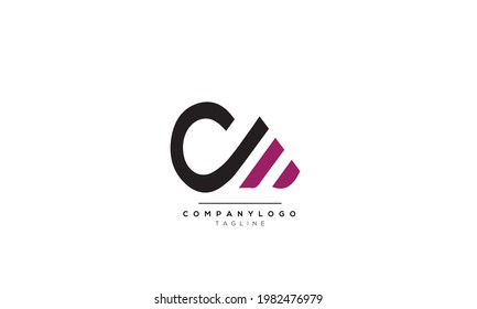 Alphabet letters Initials Monogram logo CA, CA INITIAL, CA letter