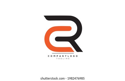 Alphabet letters Initial Monogram Logo CR, CR INITIAL, CR Letter