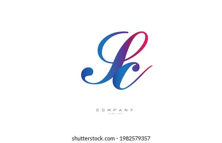 Alphabet letters Initials Monogram logo SC, CS, S and C