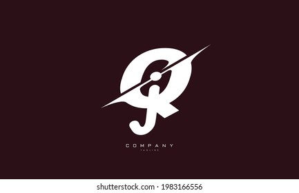 Alphabet letters Initials Monogram logo QJ, JQ, Q and J