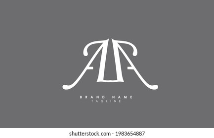 Alphabet letters Initials Monogram logo AA, A and A