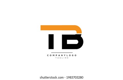 Alphabet letters Initial Monogram Logo TB, TB INITIAL, TB Brief