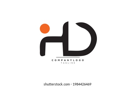 Alphabet letters Initials Monogram logo HD, HD INITIAL, HD letter