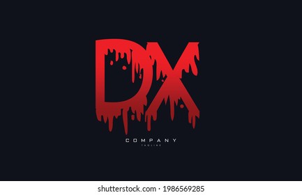 Letras alfabéticas Iniciales Monograma DX, XD, D y X