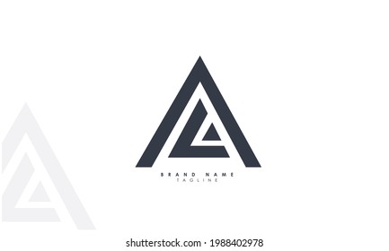 Alphabet letters Initial Monogram Logo AV, VA, A und V