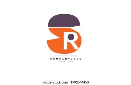 Alphabet letters Initials Monogram Logo SR, SR INITIAL, SR-Brief