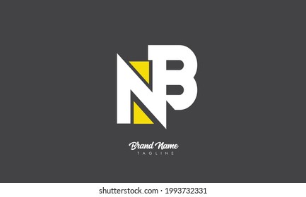 Alphabet letters Initials Monogram logo NB, BN, N and B