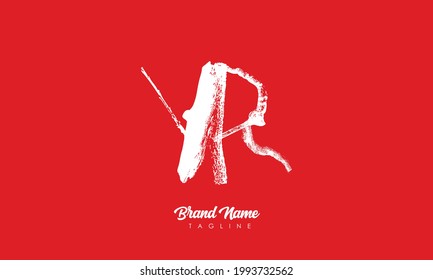 Alphabet letters Initials Monogram logo YR, RY, Y and R