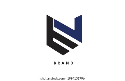 Alphabet letters Initials Monogram logo EV, VE, E and V