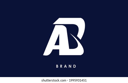 Alphabet letters Initials Monogram logo AB, BA, A and B